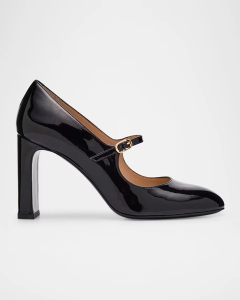 Babette Patent Leather Mary Jane Pumps