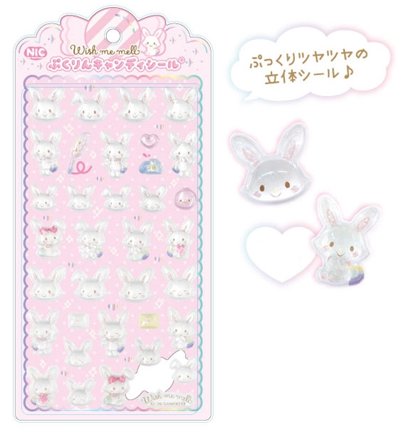 Wish me mell Pukurin Candy Sticker Wish me mell(Pre-order)