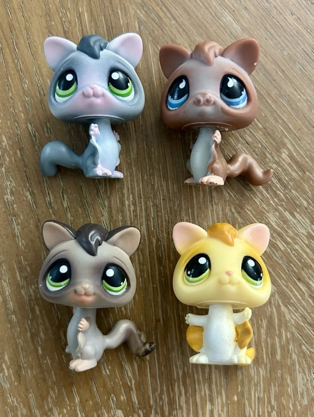 Littlest Pet Shop LPS Authentic Sugar Glider Lot #214 #432 #873 #990 