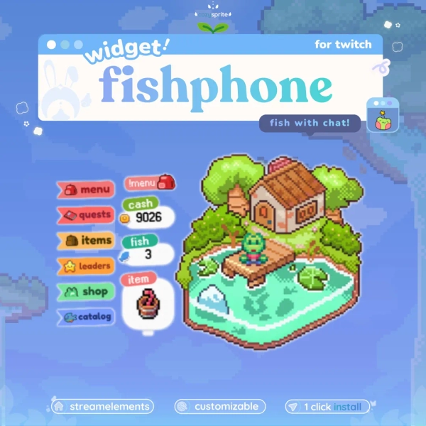Stream Fishing Game ⟢ Fishphone ⟢ Catch Fish With Chat! - Etsy Canada