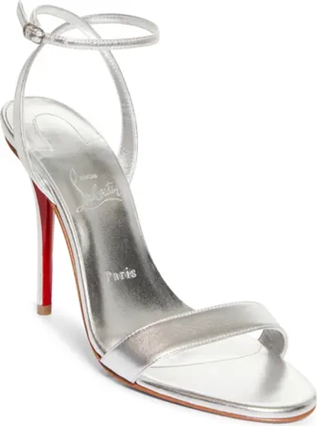 Miss Z Metallic Ankle Strap Sandal