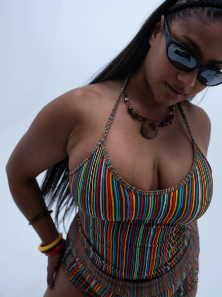 margo halter tank top / key west - XS
