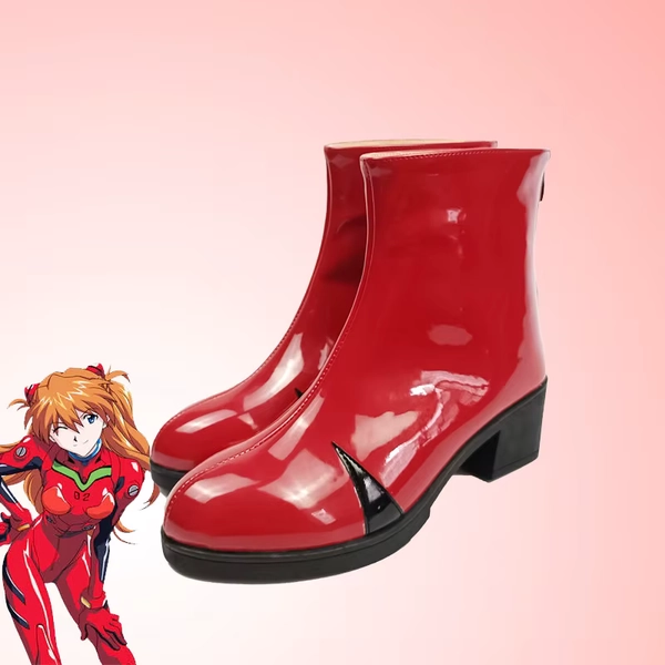 Asuka Langley Soryu Cosplay Boots Unisex Size 34-43