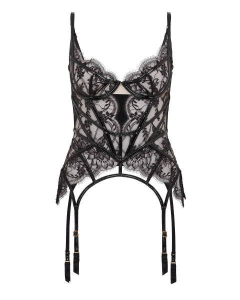 Alyss Basque in Black | By Agent Provocateur