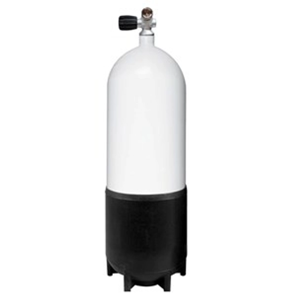 Dive Bottle 15 lit Eurocylinder 230 BAR Monovalve & Foot