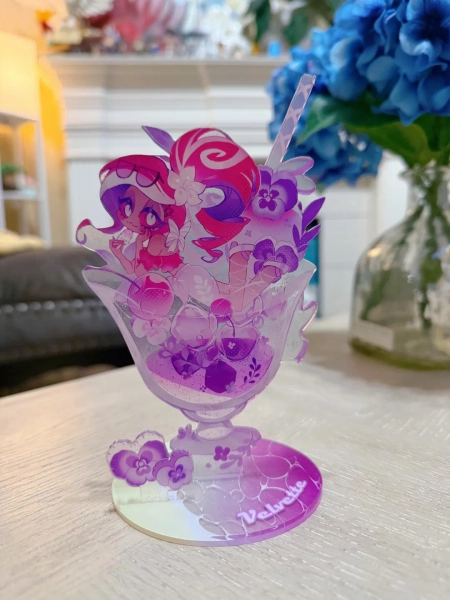 Hazbin Hotel Velvette Summer Cocktail Acrylic Standee - Etsy