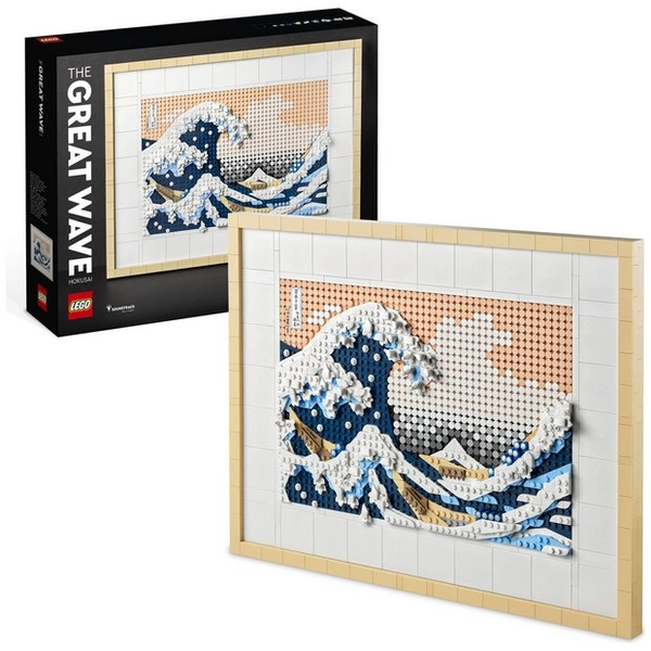 Buy LEGO ART Hokusai – The Great Wave Wall Art Adults Set 31208 | Gifts for her | Argos