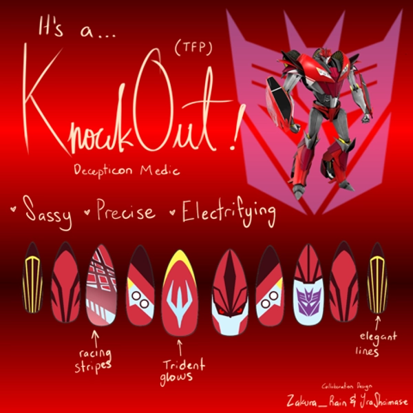 Knock Out (TFP) Nail Press-Ons