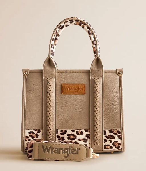 Tan Leopard Purse