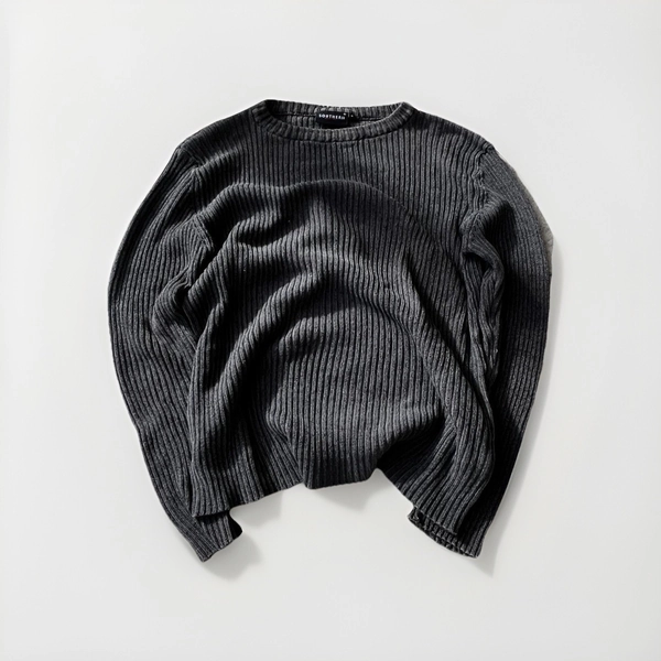 VTG Cropped Streetwear Balenciaga Type Kapital Style Washed Sweater Hoodie 90s