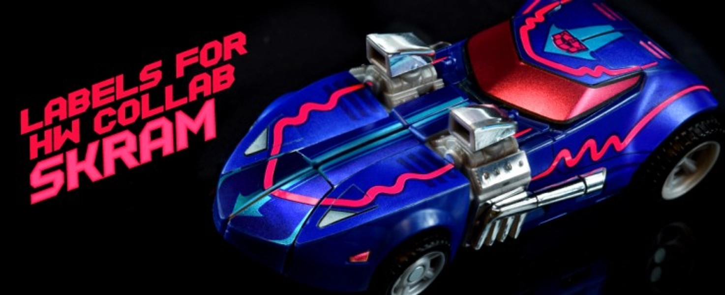 Stickers & Labels for HW Collab Skram - Toyhax - Reprolabels