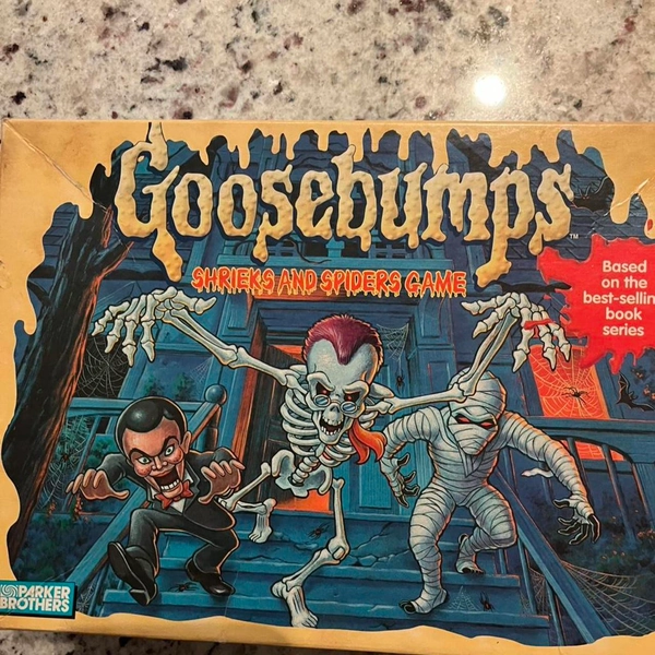 Goosebumps vintage board game shrieks and spiders