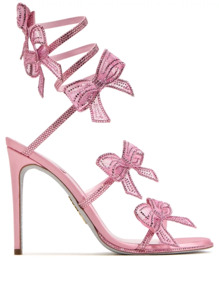 René Caovilla 105mm Cleo bow-embellished sandals | 37