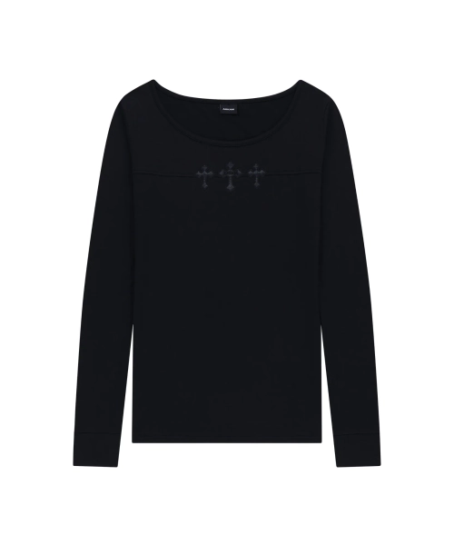 Triple AKM CROS2 Long Sleeve (Black)