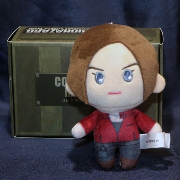BIOHAZARD Resident Evil Mascot Plush Toy Claire Keychain USJ JAPAN RE2 Capcom
