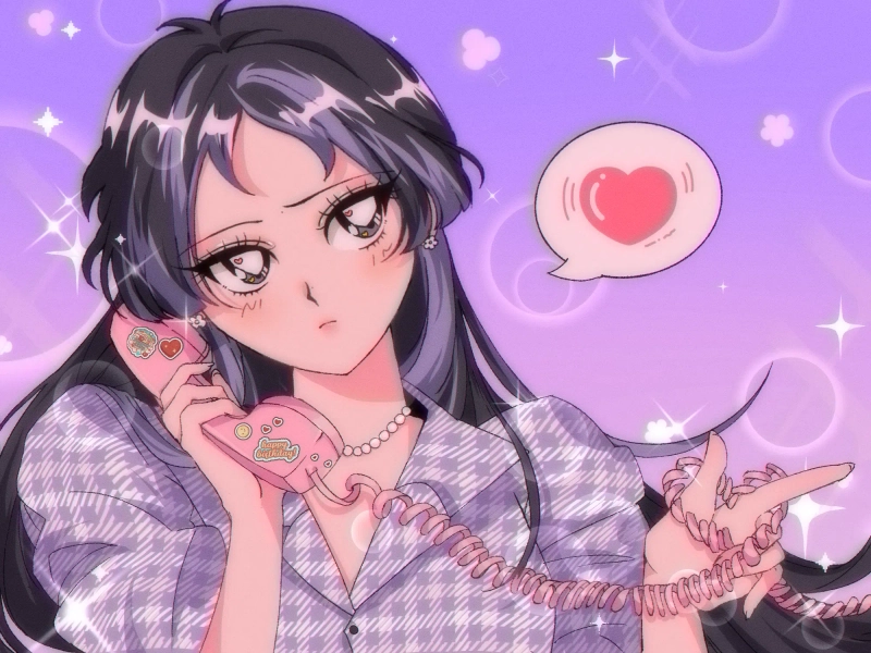 90's Anime style (skeb-like) by L_Pearll (@L_Pearll)