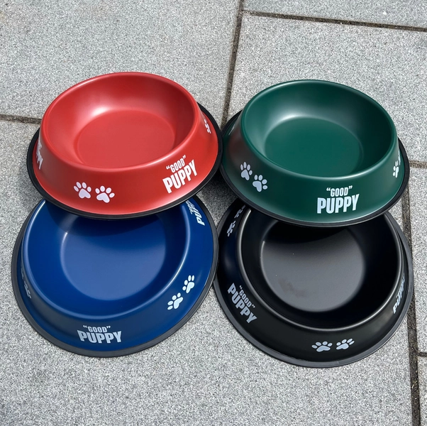 "Good Pup" Dog Bowl-Green