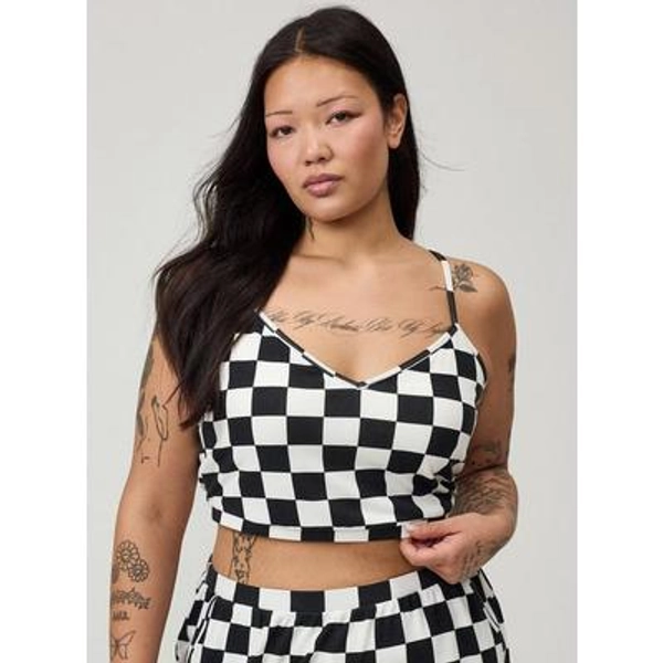 Torrid | Terry Ultra Crop Lounge Cami in Multi