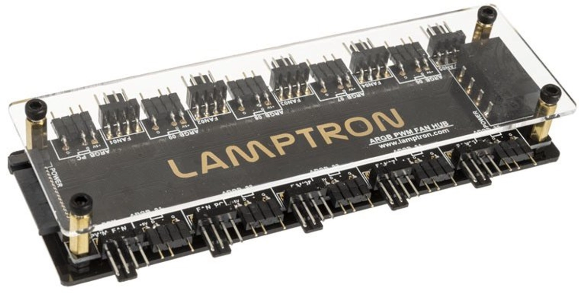 Lamptron SP901-ARGB PWM Lüfter und RGB Hub - ARGB - Arvutitark