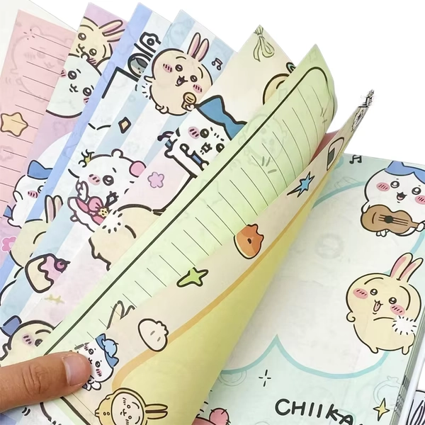 Cuaderno Chiikawa, 80 Hojas, Diario Kawaii a Todo Color para Tomar Notas, para la Escuela y Oficina, Excelente Regalo para Fans de Chiikawa - AliExpress 21