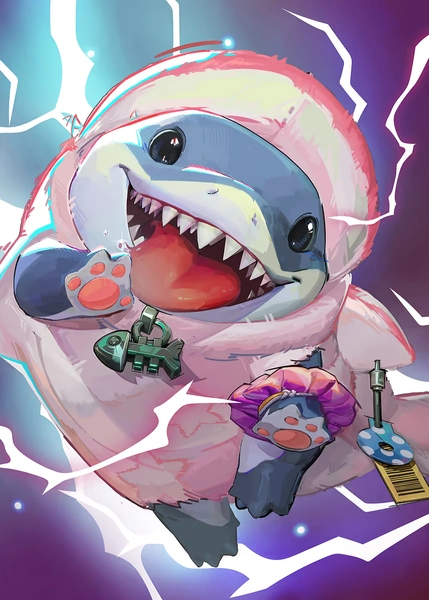 'Marvel Rivals: Jeff The Shark - Incognito Dolphin Skin' Poster, picture, metal print, paint by Marvel | Displate