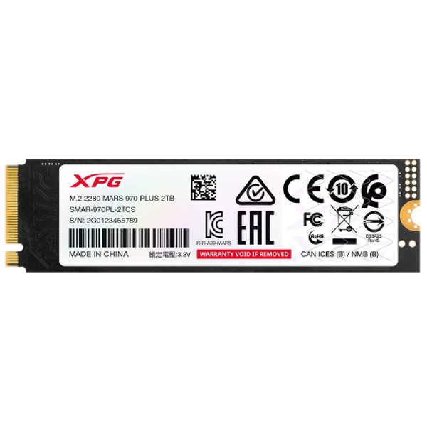 ADATA NVMe SSD 2TB M.2 PCIe5.0 SMAR-970PL-2TCS
