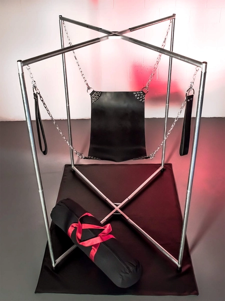 Mega-Thrust Cut Out Leather Sling + Frame Kit - JimSupport