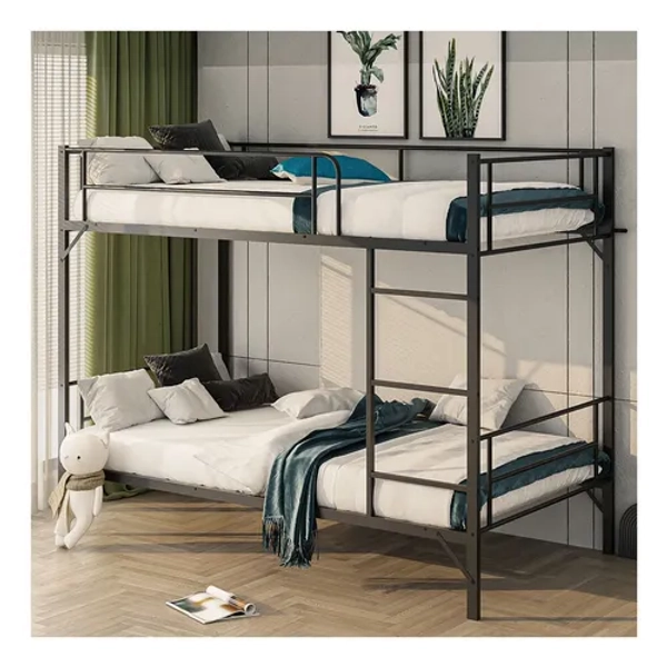 Litera Base Cama Individual Marco Metal Literas Economicas
