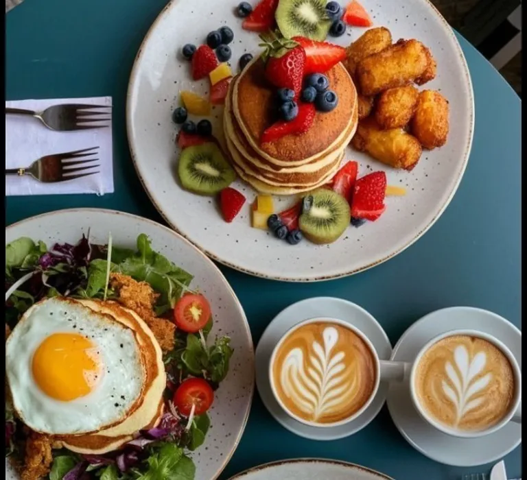 brunch 🥞🌿🍐