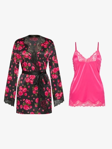 Nite Shade Robe 2-Piece Set - Savage