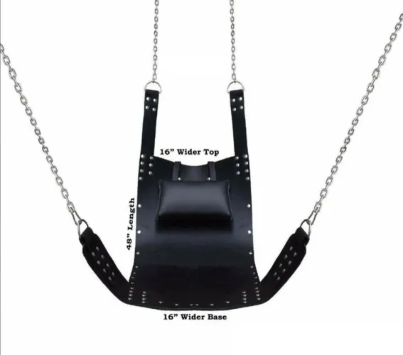 Leather play swing