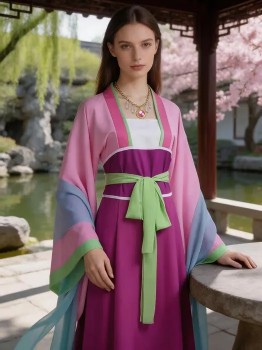 full set cosplay dress shawl belt necklace ideal photo - Temu Canada