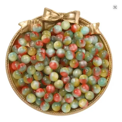 8mm x 20pcs - Resin Beads