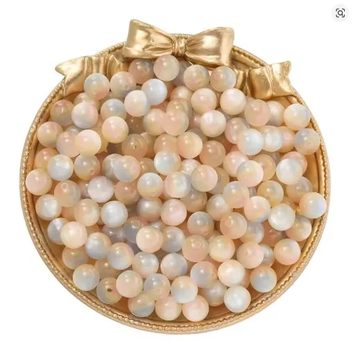 8mm x 20pcs - Resin Beads