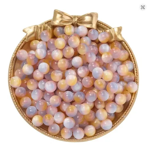 8mm x 20pcs - Resin Beads