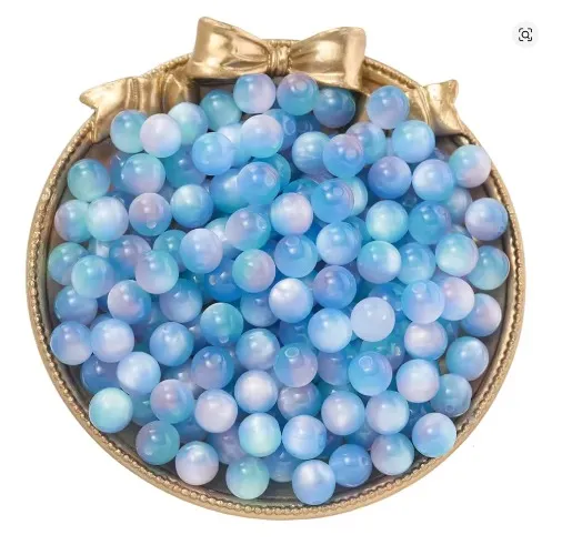 8mm x 20pcs - Resin Beads