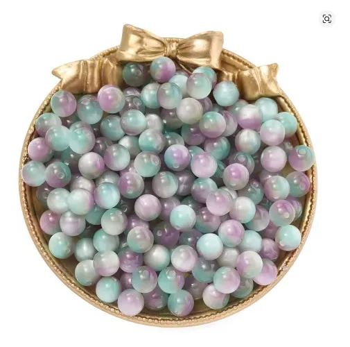 8mm x 20pcs - Resin Beads