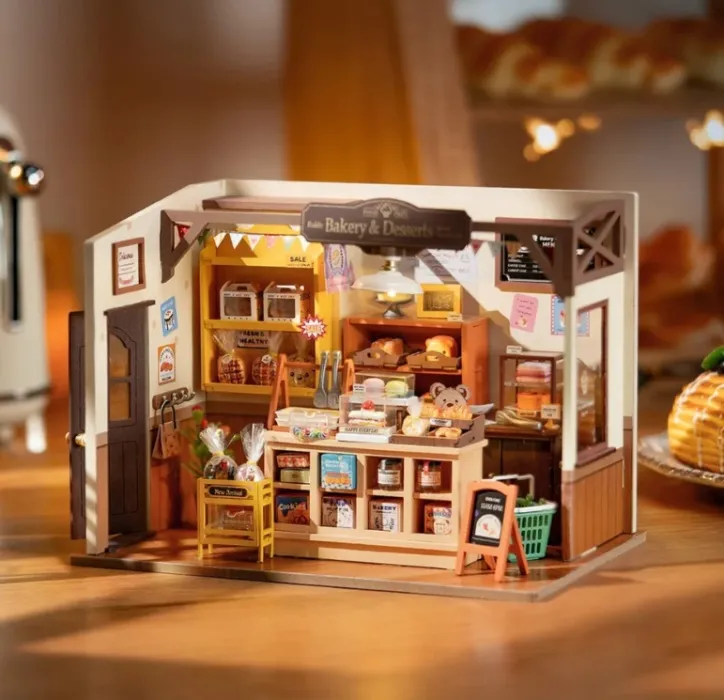 Robotime Rolife Becka's Baking House DIY Miniature House Kit