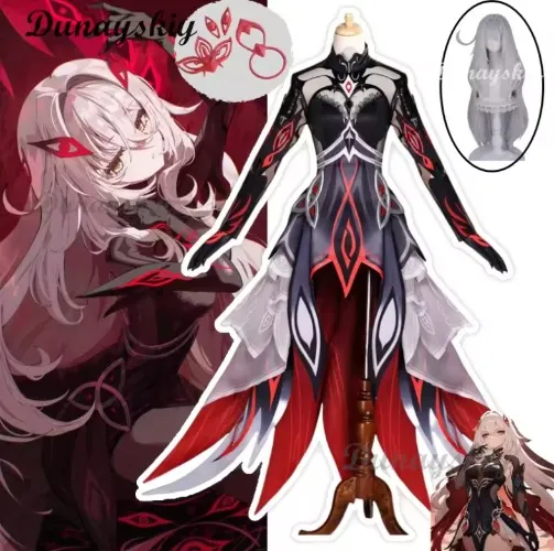 Genshin Impact Ronova Cosplay and Wig