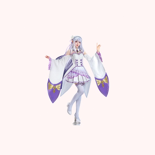 Re:Zero Emilia Cosplay - no wig