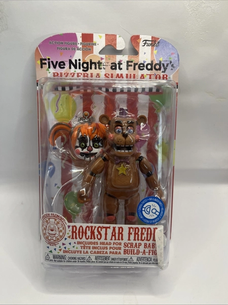 Five Nights at Freddy's 5" ROCKSTAR FREDDY ACTION FIGURE  Pizzeria Simulator