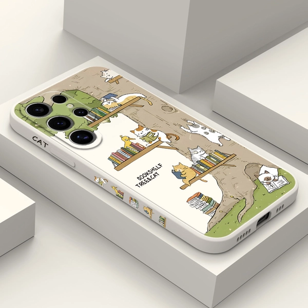 Funda para Teléfono - Funda Felina Casa en el Árbol