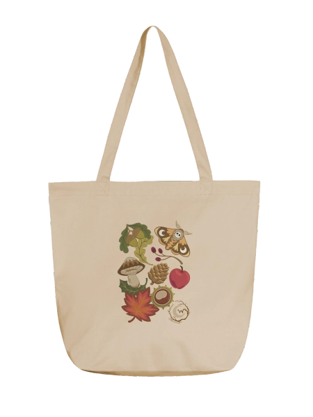 'Cast a Spell' Eco Cotton Tote Bag - Natural