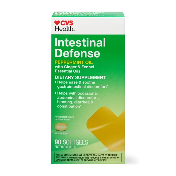 CVS Intestinal Defense Peppermint Oil Softgels, 90 CT