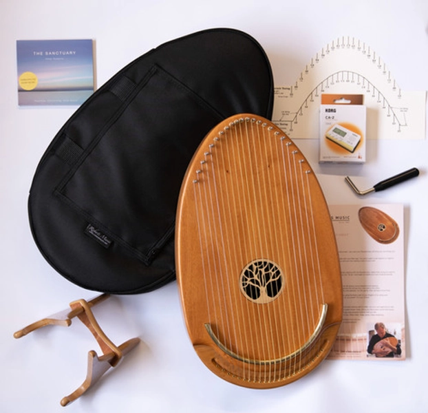 Reverie Harp and accessories