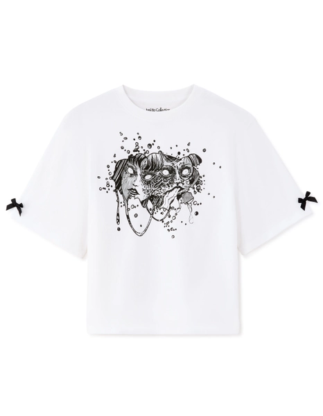 Junji Ito - T-shirt femme blanc