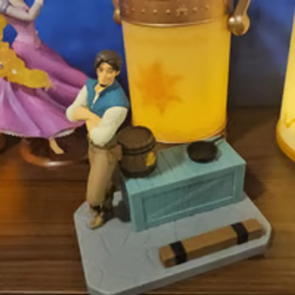 Flynn Rider Tangled Rapunzel figure Phone holder disney japan tokyo resort new
