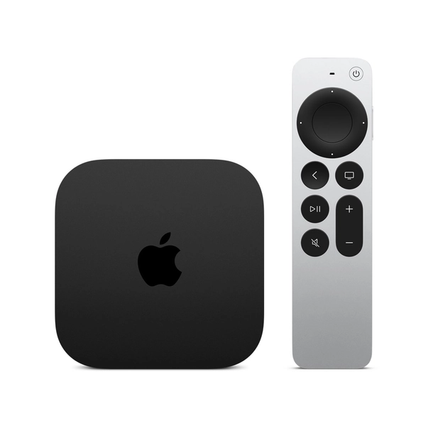 Apple TV 4K Wi‑Fi + Ethernet, jossa 128 Gt tallennus­tilaa
