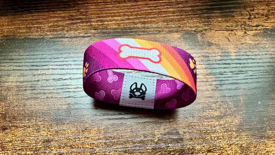 Pup Play Lesbian Pride Elastic Wristband Bracelet - Etsy
