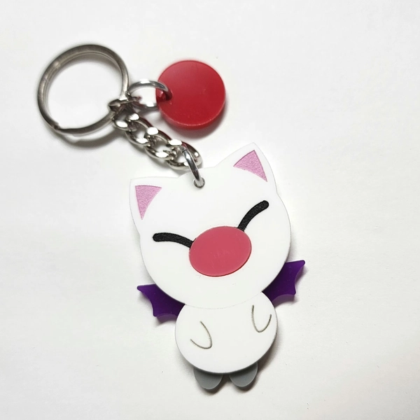 Final Fantasy Moogle Acrylic Keychain